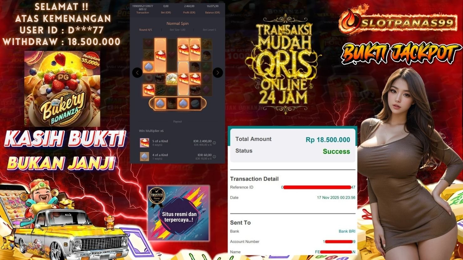 SLOTPANAS99 JACKPOT SLOT BAKERY BONANZA